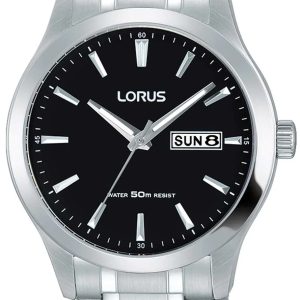 Lorus Herrklocka RXN23DX5 Classic Svart/Stål Ø39 mm
