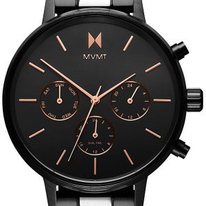MVMT Damklocka FC01-BL Nova Svart/Stål Ø38 mm