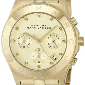 Marc by Marc Jacobs Damklocka MBM3101 Blade Guld/Gulguldtonat stål