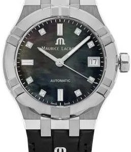 Maurice Lacroix Damklocka AI6006-SS001-370-1 Aikon Grå/Läder Ø35 mm