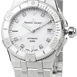 Maurice Lacroix Damklocka AI6057-SS00F-150-F Aikon Vit/Stål Ø38 mm