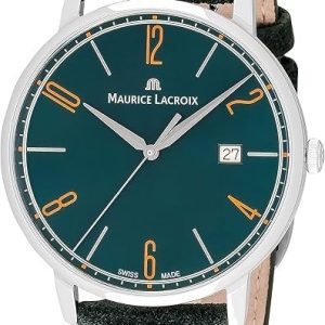 Maurice Lacroix EL1118-SS001-620-5 Eliros Grön/Läder Ø40 mm