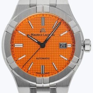 Maurice Lacroix Herrklocka AI6008-SS00F-530-E Aikon Orange/Stål Ø42