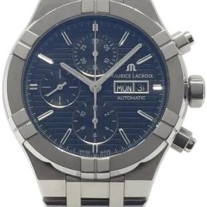 Maurice Lacroix Herrklocka AI6038-SS002-330-2 Aikon Svart/Stål Ø44