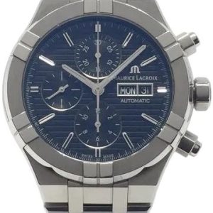 Maurice Lacroix Herrklocka AI6038-SS002-330-2 Aikon Svart/Stål Ø44
