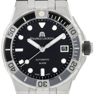 Maurice Lacroix Herrklocka AI6057-SSL20-330-2 Aikon Svart/Gummi Ø38