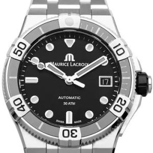 Maurice Lacroix Herrklocka AI6057-SSL22-330-1 Aikon Svart/Stål Ø38