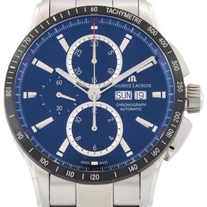 Maurice Lacroix Herrklocka PT6038-SSL22-430-1 Pontos Blå/Stål Ø43