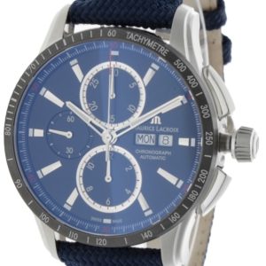 Maurice Lacroix Herrklocka PT6038-SSL24-430-4 Pontos Blå/Läder Ø43