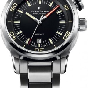 Maurice Lacroix Herrklocka PT6248-SS002-330 Pontos Svart/Stål Ø43 mm