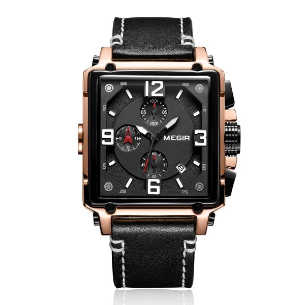 megir fortress rose gold black