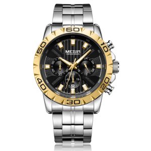 Megir Split Second Gold Black