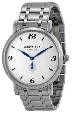 Montblanc Herrklocka 110589 Star Champagnefärgad/Stål Ø39 mm