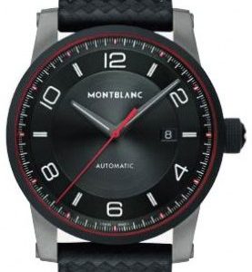 Montblanc Herrklocka 115079 Timewalker Svart/Läder Ø42 mm