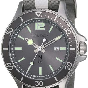 Nautica Herrklocka NAPABS902 N83 Grå/Textil ⌀41 mm