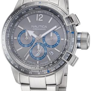 Nautica Herrklocka NAPBFF103 Pacific Beach Grå/Stål ⌀46 mm