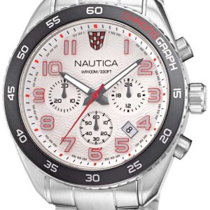 Nautica Herrklocka NAPKBS226 Key Biscayne Silverfärgad/Stål ⌀46 mm