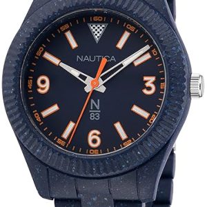 Nautica Herrklocka NAPMBF201 N83 Blå/Resinplast ⌀41 mm