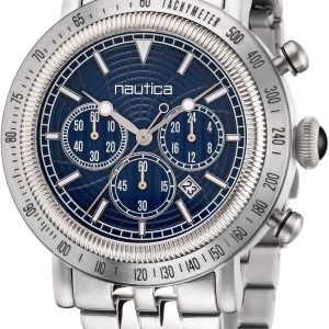 Nautica Herrklocka NAPSPF203 Spettacolare Reissue Blå/Stål ⌀45 mm