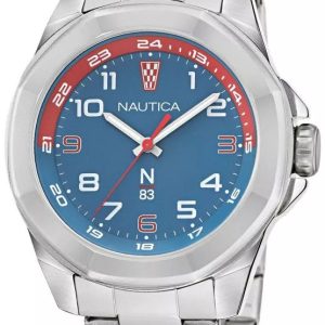 Nautica Herrklocka NAPTBS206 Tortuga Bay Blå/Stål ⌀46 mm