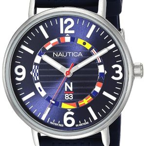 Nautica Herrklocka NAPWGS908 N83 Blå/Gummi ⌀42 mm