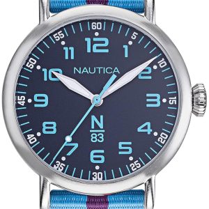 Nautica Herrklocka NAPWLF924 N83 Blå/Textil ⌀40 mm