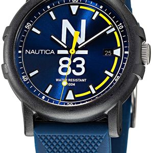 Nautica NAPEPS101 Blå/Gummi ⌀38 mm