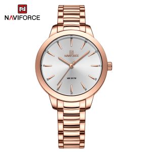 Naviforce Artemis Rose Gold Silver