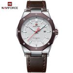 naviforce dark triad silver brown