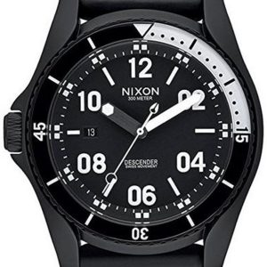 Nixon Herrklocka A960001-00 Svart/Gummi ⌀45 mm