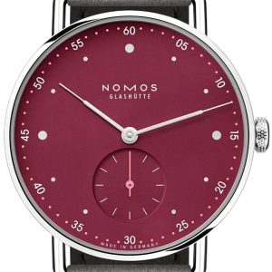 Nomos Glashütte Damklocka N-1123.SB Metro Röd/Textil ⌀33 mm