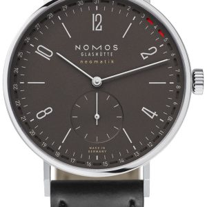 Nomos Glashütte Herrklocka N-181 Tangente Grå/Läder ⌀40.5 mm