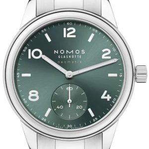 Nomos Glashütte Herrklocka N-745 Club Sport Neomatik Grön/Stål