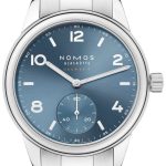 nomos glashütte herrklocka n-747 club sport neomatik blå/stål ⌀37
