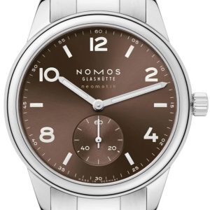 Nomos Glashütte Herrklocka N-759 Club Sport Neomatik Brun/Stål