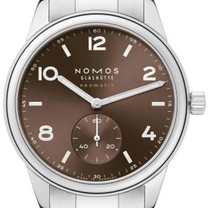 Nomos Glashütte Herrklocka N-760 Club Sport Neomatik Brun/Stål