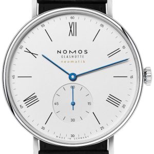 Nomos Glashütte N-250.S1 Ludwig Vit/Läder ⌀38.5 mm