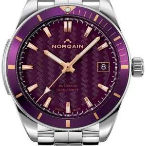 Norqain Damklocka N1800A86GA/P183/182S Adventure Lila/Stål ⌀37 mm