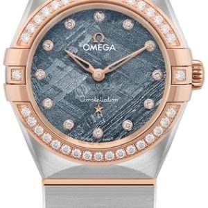 Omega Damklocka 131.25.28.60.99.001 Constellation Quartz 28mm Blå/18