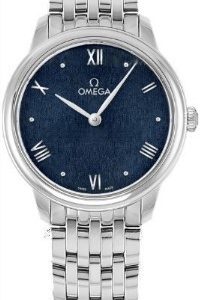 Omega Damklocka 434.10.28.60.03.002 De Ville Prestige Blå/Stål