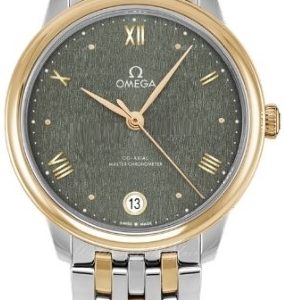 Omega Damklocka 434.20.34.20.10.001 De Ville Prestige Grå/18 karat