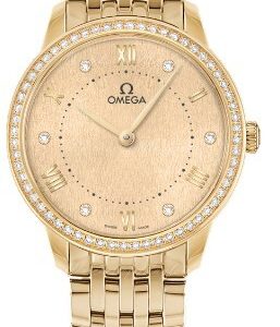 Omega Damklocka 434.55.30.60.58.001 De Ville Prestige Guld/18 karat