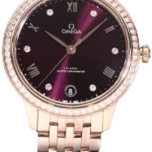 Omega Damklocka 434.55.34.20.61.001 De Ville Prestige Röd/18 karat