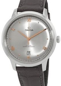 Omega Herrklocka 434.13.40.20.06.001 De Ville Prestige Grå/Läder