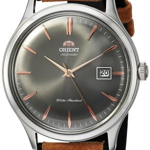 Orient Herrklocka FAC08003A0 Classic Grå/Läder ⌀41 mm
