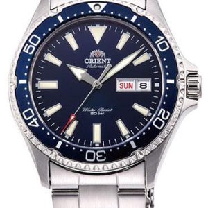 Orient Herrklocka RA-AA0002L Mako III Blå/Stål ⌀42 mm