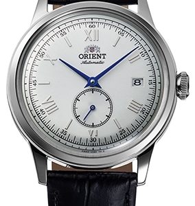 Orient Herrklocka RA-AP0104S30B Bambino Vit/Läder ⌀38.4 mm