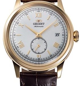 Orient Herrklocka RA-AP0106S30B Bambino Silverfärgad/Läder ⌀38.4 mm