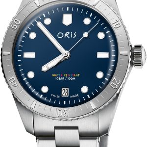 Oris 01 733 7771 4085-Set Divers LFP Limited Edition Blå/Stål Ø38