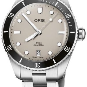 Oris 01 733 7795 4051-Set Divers Brun/Stål Ø39 mm